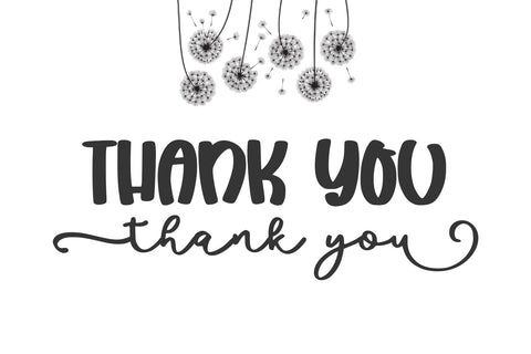 Dandelion Garden Font Abo Daniel Studio 