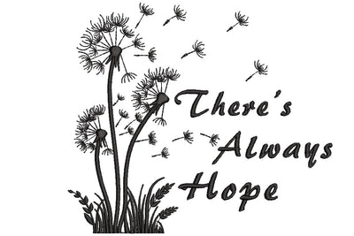 Dandelion machine embroidery design , 4 sizes, instant download. Embroidery/Applique DESIGNS ArtEMByNatalia 