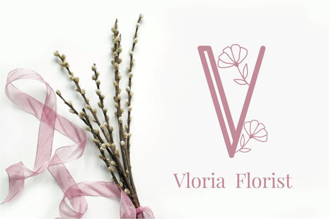 Dandelion Monogram Font Masyafi Studio 