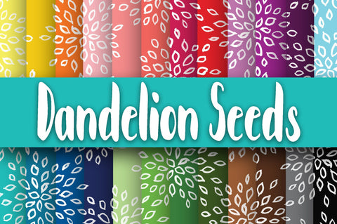 Dandelion Seeds Digital Papers Sublimation Old Market 
