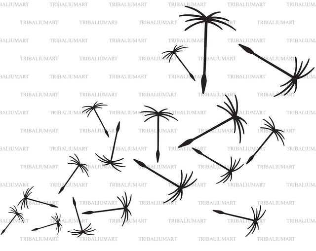 Dandelion seeds SVG TribaliumArtSF 