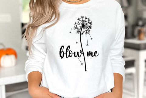 Dandelion SVG Design, Blow me SVG FiveStarCrafting 