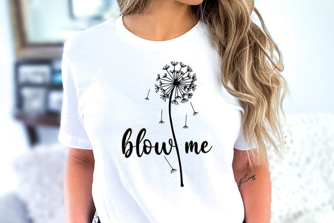 Dandelion SVG Design, Blow me SVG FiveStarCrafting 