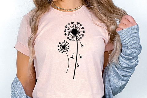 Dandelion SVG Design, Dandelion SVG FiveStarCrafting 