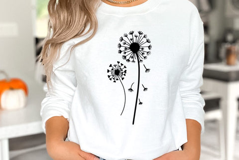 Dandelion SVG Design, Dandelion SVG FiveStarCrafting 