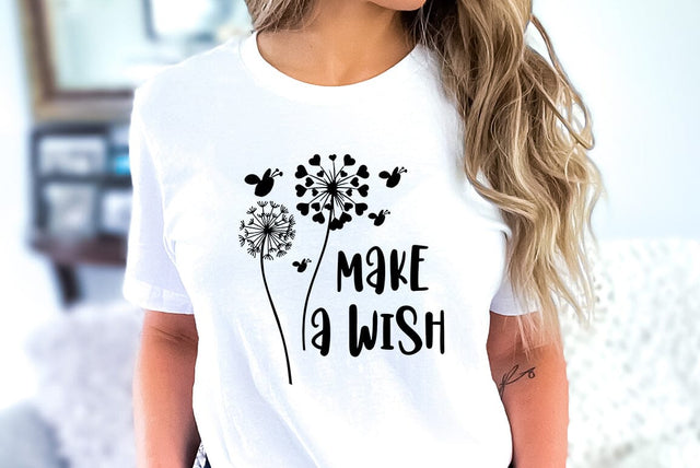 Dandelion SVG Design, Make a wish SVG FiveStarCrafting 