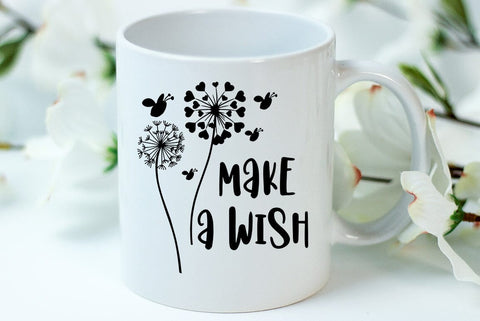 Dandelion SVG Design, Make a wish SVG FiveStarCrafting 