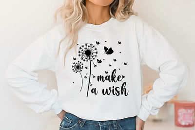 Dandelion SVG Design, Make a wish SVG FiveStarCrafting 