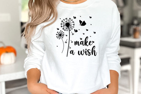 Dandelion SVG Design, Make a wish SVG FiveStarCrafting 