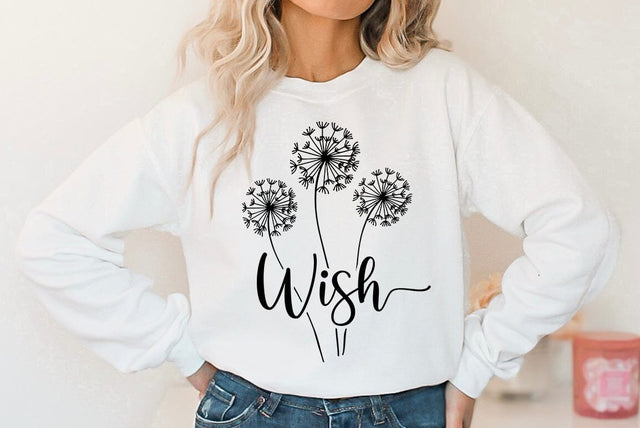 Dandelion SVG Design, Wish SVG FiveStarCrafting 