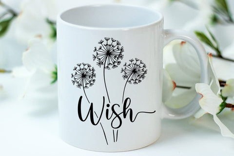 Dandelion SVG Design, Wish SVG FiveStarCrafting 