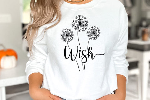 Dandelion SVG Design, Wish SVG FiveStarCrafting 