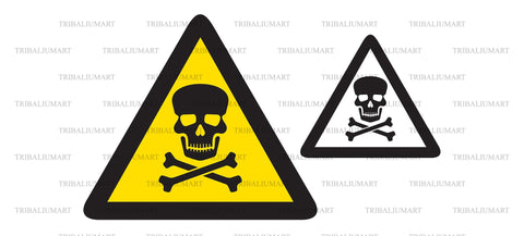 Danger sign SVG TribaliumArtSF 