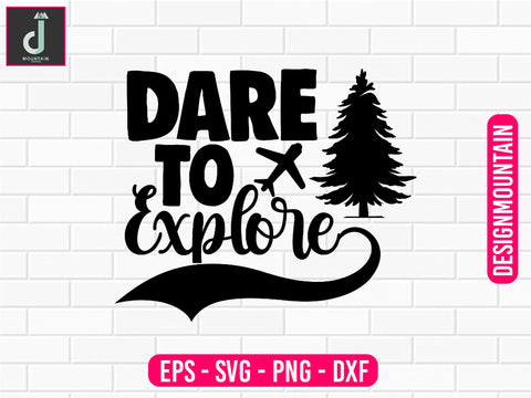 Dare to explore svg design SVG Alihossainbd 