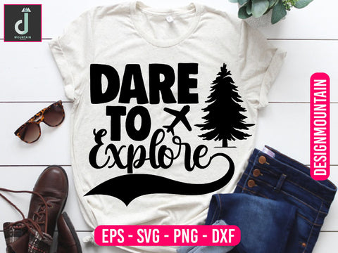 Dare to explore svg design SVG Alihossainbd 