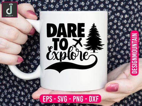 Dare to explore svg design SVG Alihossainbd 