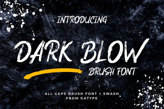 Dark Blow Font gatype 