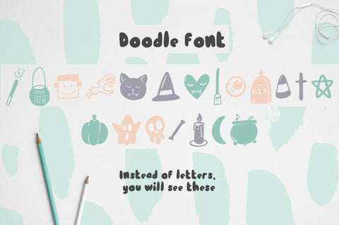 Dark font + patterns, brushes, MORE! Font Andreadop Designs 