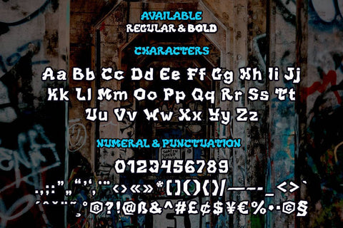 DARK LIGHT - Graffiti Style Font Font twinletter 