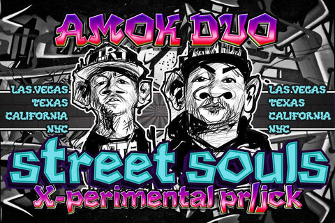 DARK LIGHT - Graffiti Style Font Font twinletter 