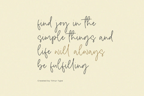 Darling Butter Handwritten Font Font Timur type 