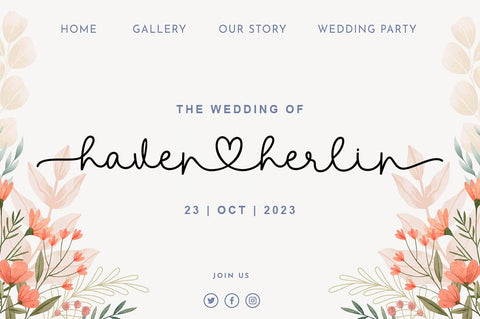 Darling Garden | Font Duo Font Rotterlab studio 