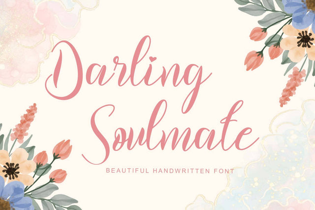 Darling Soulmate Font Prasetya Letter 