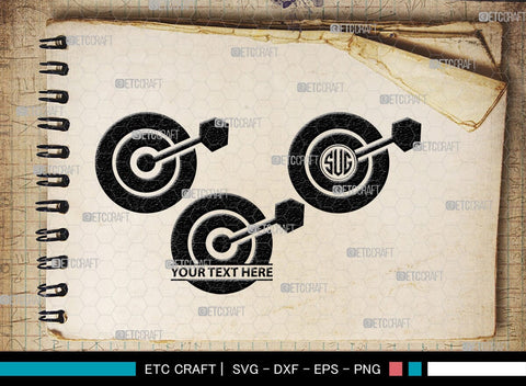 Dart monogram, Dart Silhouette, Dart SVG, Dartboard Svg, Target Svg, Shooting Target Svg, Dart Game Svg, Bubbles Bundle, SB00435 SVG ETC Craft 