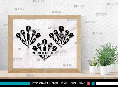 Dart monogram, Dart Silhouette, Dart SVG, Dartboard Svg, Target Svg, Shooting Target Svg, Dart Game Svg, Bubbles Bundle, SB00435 SVG ETC Craft 