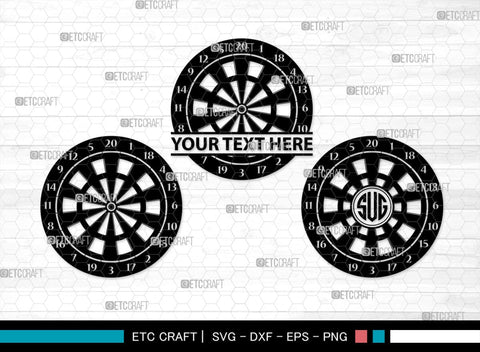 Dart monogram, Dart Silhouette, Dart SVG, Dartboard Svg, Target Svg, Shooting Target Svg, Dart Game Svg, Bubbles Bundle, SB00435 SVG ETC Craft 