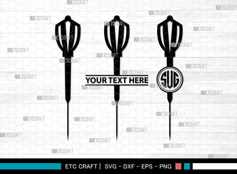 Dart monogram, Dart Silhouette, Dart SVG, Dartboard Svg, Target Svg, Shooting Target Svg, Dart Game Svg, Bubbles Bundle, SB00435 SVG ETC Craft 