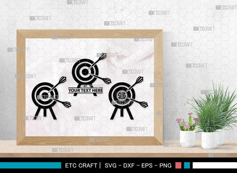 Dart monogram, Dart Silhouette, Dart SVG, Dartboard Svg, Target Svg, Shooting Target Svg, Dart Game Svg, Bubbles Bundle, SB00435 SVG ETC Craft 