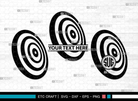 Dart monogram, Dart Silhouette, Dart SVG, Dartboard Svg, Target Svg, Shooting Target Svg, Dart Game Svg, Bubbles Bundle, SB00435 SVG ETC Craft 