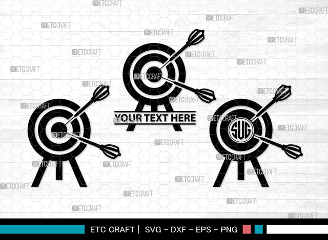 Dart monogram, Dart Silhouette, Dart SVG, Dartboard Svg, Target Svg, Shooting Target Svg, Dart Game Svg, Bubbles Bundle, SB00435 SVG ETC Craft 