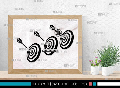 Dart monogram, Dart Silhouette, Dart SVG, Dartboard Svg, Target Svg, Shooting Target Svg, Dart Game Svg, Bubbles Bundle, SB00435 SVG ETC Craft 