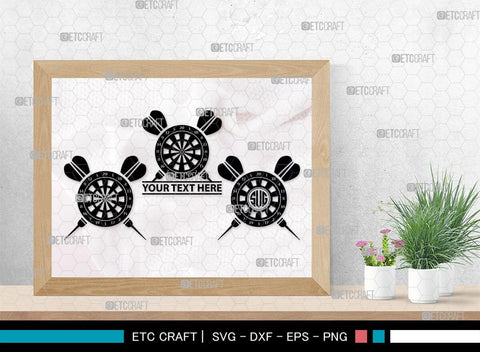 Dart monogram, Dart Silhouette, Dart SVG, Dartboard Svg, Target Svg, Shooting Target Svg, Dart Game Svg, Bubbles Bundle, SB00435 SVG ETC Craft 