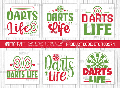 Darts Life SVG Bundle, Darts Svg, Sports Svg, Dartboard Svg, Game Svg, Darts Sayings Svg, Darts Quotes, ETC T00274 SVG ETC Craft 