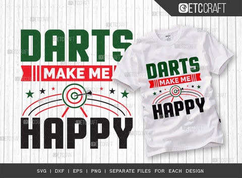 Darts Make Me Happy SVG Bundle, Darts Svg, Sports Svg, Dartboard Svg, Game Svg, Darts Sayings Svg, Darts Quotes, ETC T00279 SVG ETC Craft 