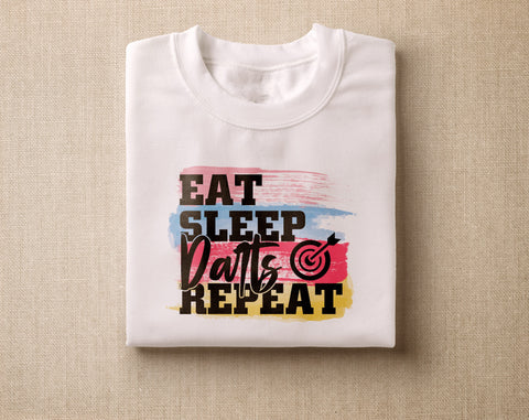 Darts Sublimation Designs Bundle, 6 Designs, Darts PNG Files, Eat Sleep Darts Repeat PNG, They Call Me Bullseyes Guy PNG Sublimation HappyDesignStudio 