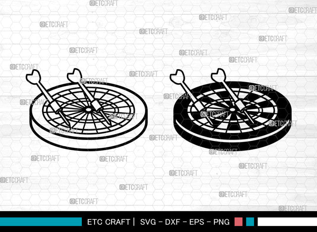 Darts SVG, Dartboard Svg, Darts Split Svg, Archery Target Svg, Darts Monogram Frame Svg, Darts SVG ETC Craft 