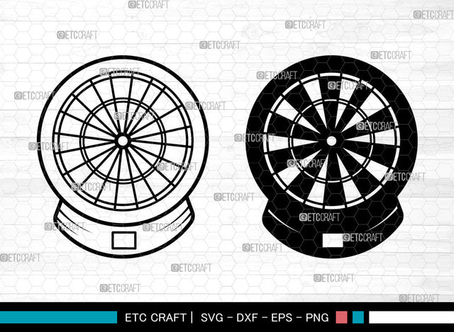 Darts SVG, Dartboard Svg, Darts Split Svg, Archery Target Svg, Darts Monogram Frame Svg, Darts SVG ETC Craft 