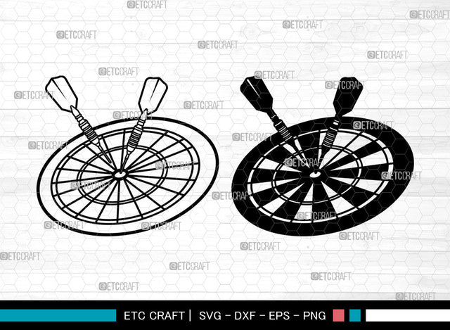 Darts SVG, Dartboard Svg, Darts Split Svg, Archery Target Svg, Darts Monogram Frame Svg, Darts SVG ETC Craft 