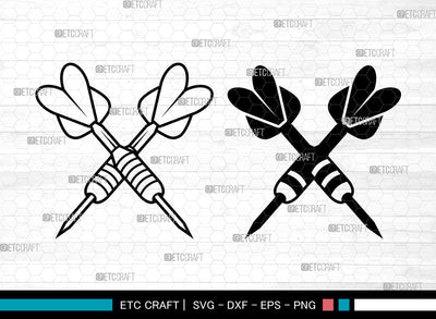 Darts SVG, Dartboard Svg, Darts Split Svg, Archery Target Svg, Darts Monogram Frame Svg, Darts SVG ETC Craft 