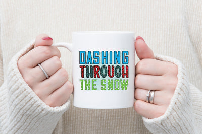 Dashing through the snow Sublimation Sublimation SVGista 