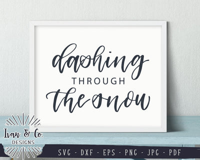 Dashing Through The Snow SVG Files | Christmas | Holidays | Winter SVG (855680951) SVG Ivan & Co. Designs 