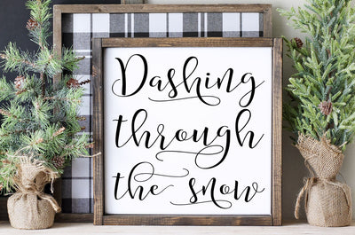 Dashing Through The Snow Svg, Png, Dxf, Christmas Files SVG RedFoxDesignsUS 