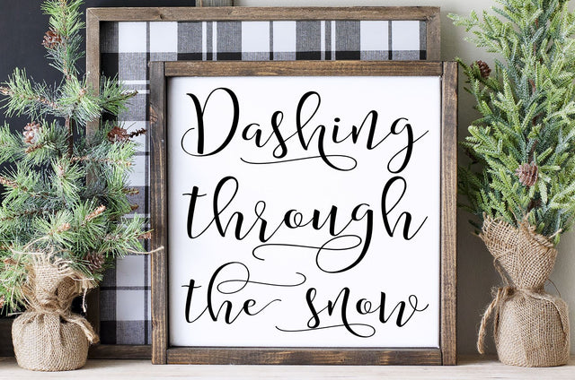 Dashing Through The Snow Svg, Png, Dxf, Christmas Files SVG RedFoxDesignsUS 