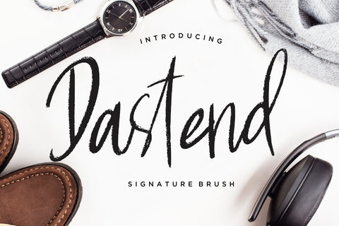 Dastend Signature Brush Font Creatype Studio 