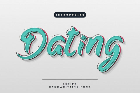 Dating Font twinletter 