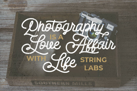 Dattge Hurty - Monoline Retro Script Font Font StringLabs 